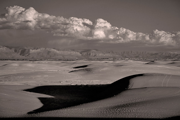 Sunset over White Sands National Monument, New Mexico