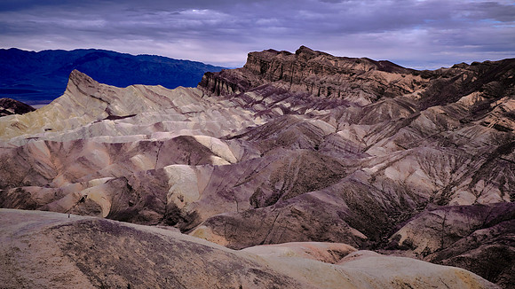 Sunset, Zabriskie Point, Death Valley NP, CA