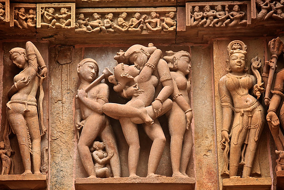 Khajuraho Temples, built in 9th to 11th centuries