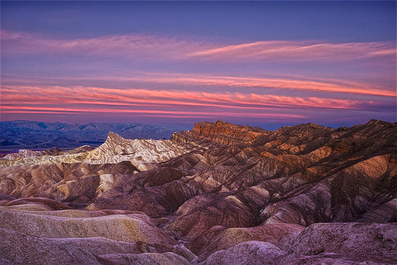 Sunrise, Zabriskie Point, Death Valley NP, CA