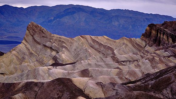 Sunset, Zabriskie Point, Death Valley NP, CA