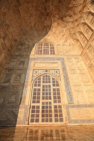 Taj Mahal - "Crown of Palaces" - built 1632-1653, Agra, India