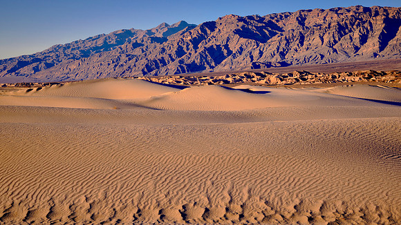 Sunset, Short Dunes, (Mesquite Flat), Death Valley NP, CA