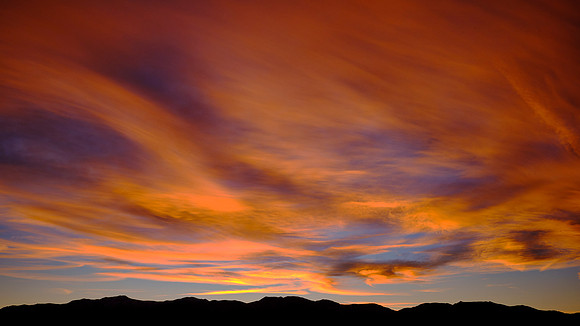 Artist's Drive at sunset, Death Valley NP, CA