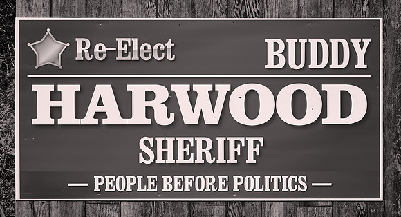 Buddy cannot loose the election because his campaign signs were the only ones in Madison County, NC.