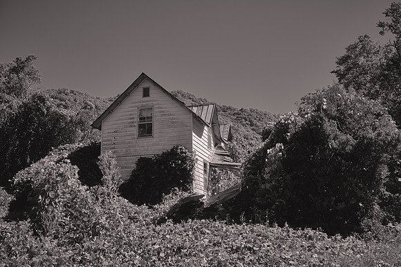 House in need of repair in Madison County, NC