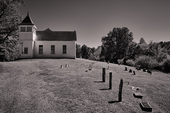 One of the few Methodist Churches in  Madison County, NC