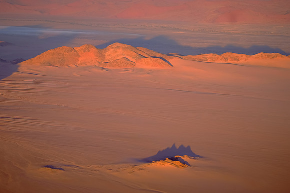 Sunrise over the  Sossusvlei, Namib Desert, Namibia. 2017 November 14