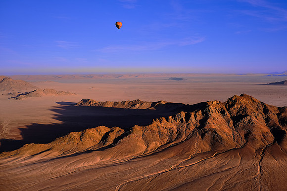 Sunrise over the  Sossusvlei, Namib Desert, Namibia. 2017 November 14