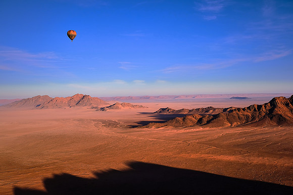 Sunrise over the  Sossusvlei, Namib Desert, Namibia. 2017 November 14