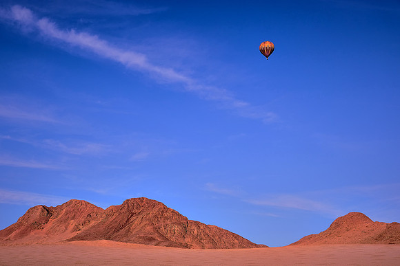 Sunrise over the  Sossusvlei, Namib Desert, Namibia. 2017 November 14