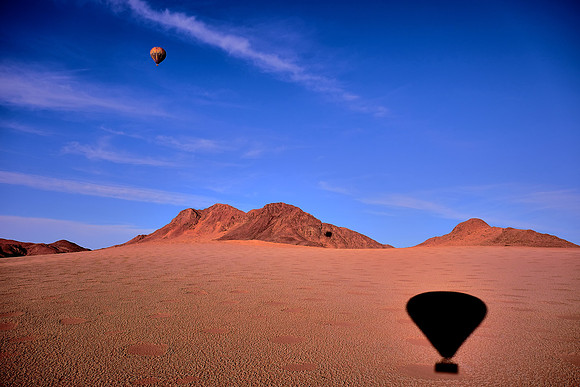 Sunrise over the  Sossusvlei, Namib Desert, Namibia. 2017 November 14