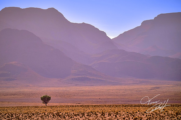 Sunrise over the  Sossusvlei, Namib Desert, Namibia. 2017 November 14