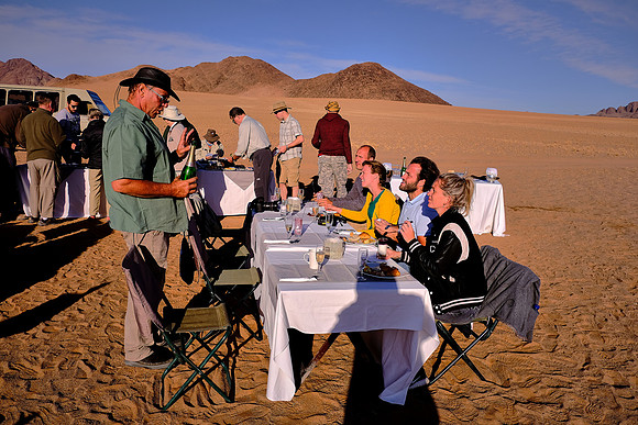 Sunrise over the  Sossusvlei, Namib Desert, Namibia. 2017 November 14