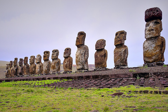 Moai, Easter Island, Chile