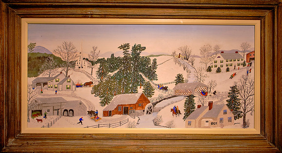 Hunter Museum of American Art, Chattanooga --- by Grandma Moses