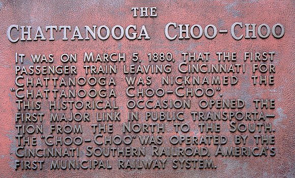 Chattanooga Choo-Choo, Chattanooga