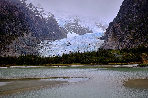 Glacier Bernal, Kirke Narrows, Chilean Fjords
