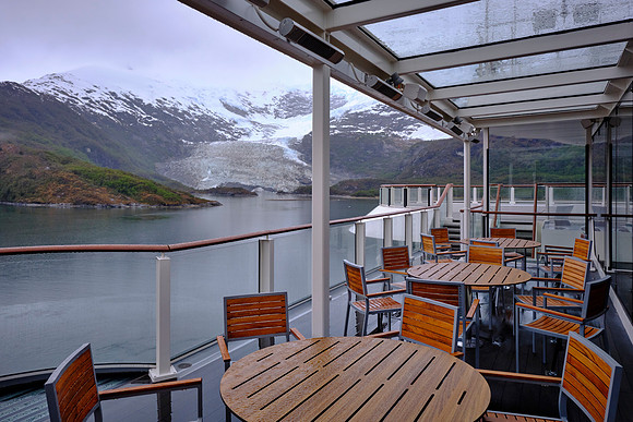 Glacier Aguíla, Agostini National Park, Chilean Fjords