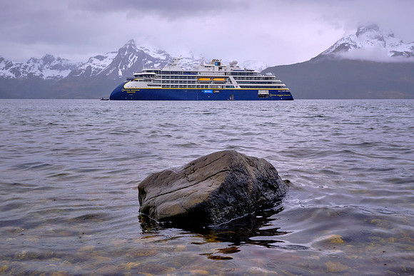 Glacier Aguíla, Agostini National Park, Chilean Fjords