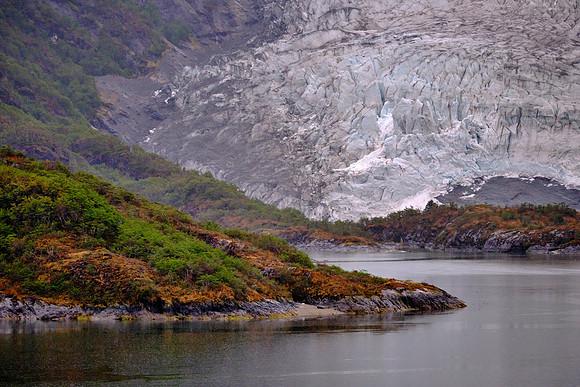 Glacier Aguíla, Agostini National Park, Chilean Fjords