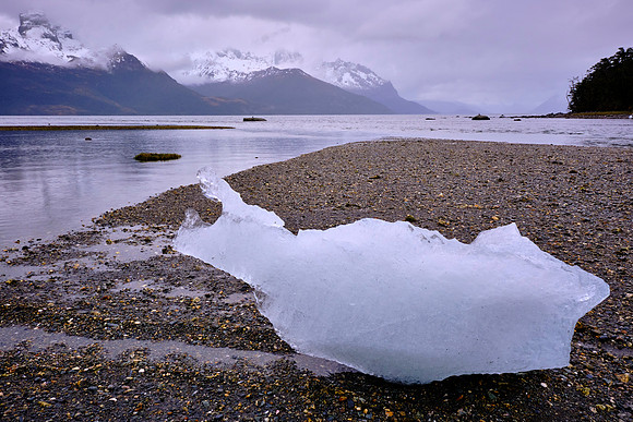 Glacier Aguíla, Agostini National Park, Chilean Fjords