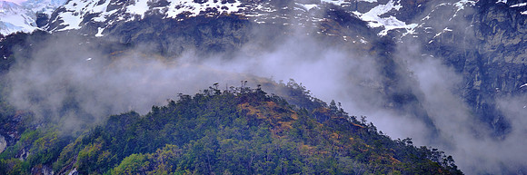 Glacier Aguíla, Agostini National Park, Chilean Fjords
