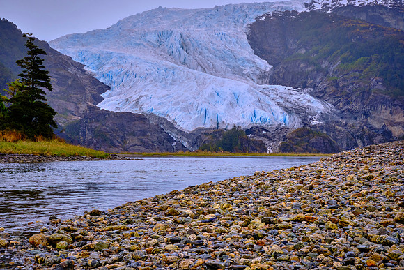 Glacier Aguíla, Agostini National Park, Chilean Fjords