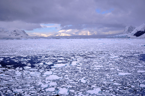Sunrise, Deception Island, South Shetland Islands, Antarctica