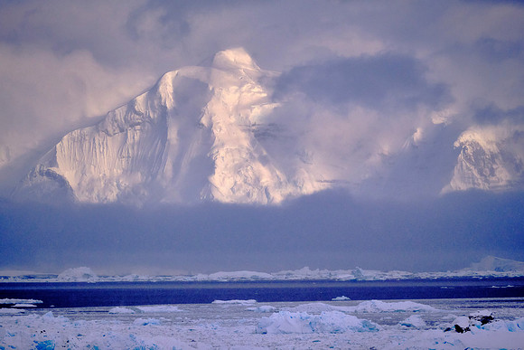 Sunrise, Deception Island, South Shetland Islands, Antarctica