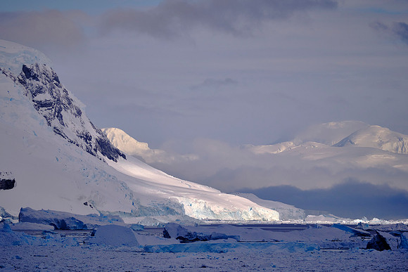 Sunrise, Deception Island, South Shetland Islands, Antarctica