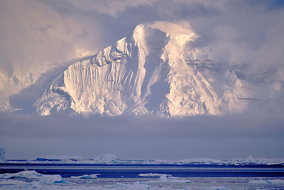 Sunrise, Deception Island, South Shetland Islands, Antarctica