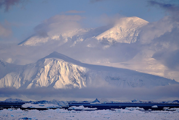 Sunrise, Deception Island, South Shetland Islands, Antarctica