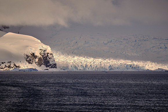 Sunset in Antarctica, 6:38 PM