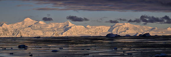 Sunrise Antarctica, 7:12 AM