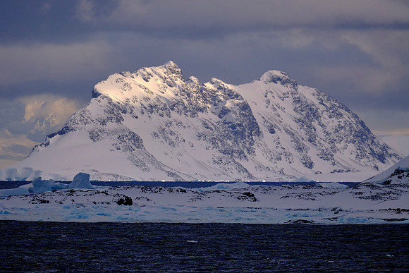 Sunrise over Detaille Island, Antarctica