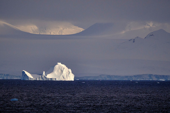 Sunrise over Detaille Island, Antarctica