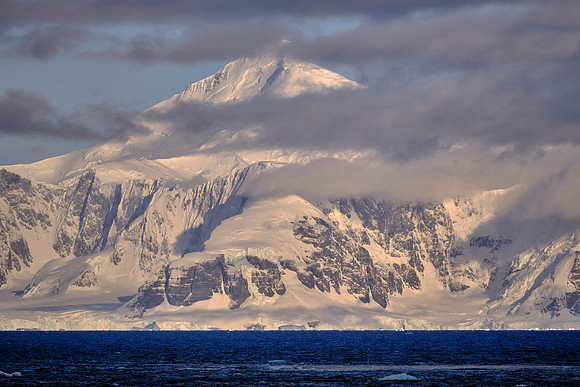 Sunrise over Detaille Island, Antarctica