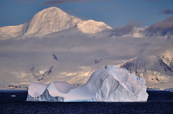 Sunrise over Detaille Island, Antarctica