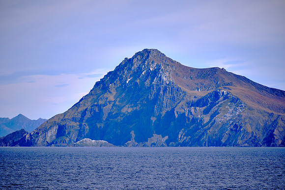 Cape Horn marks the northern boundary of the Drake Passage and where the Atlantic and Pacific Oceans meet.