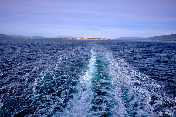 The Beagle Channel is 150 miles long and 3 miles wide at its narrowest point.
