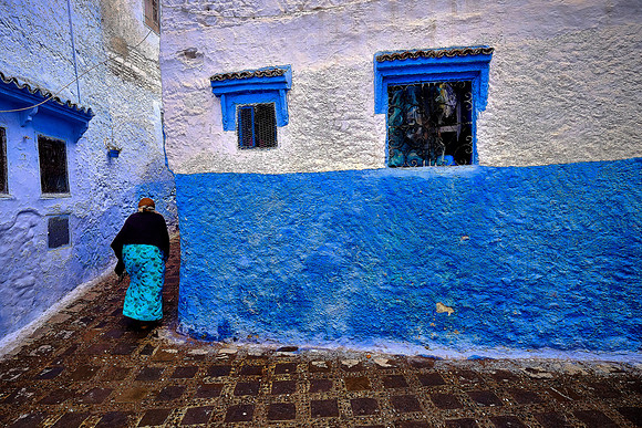 Chefchaouen, Morocco (aka "The Blue City")