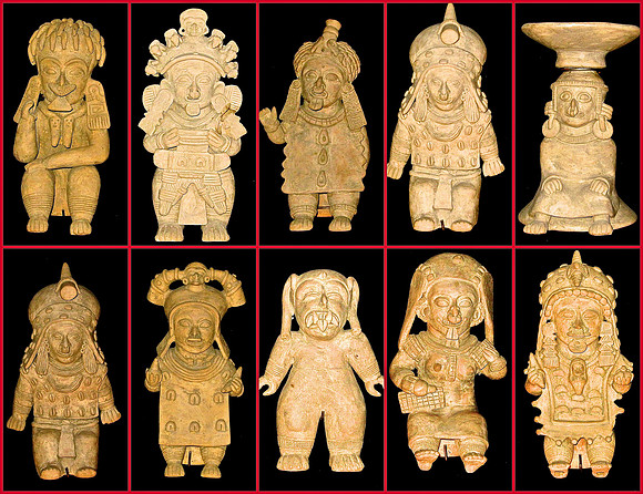 2000 year old shaman statues