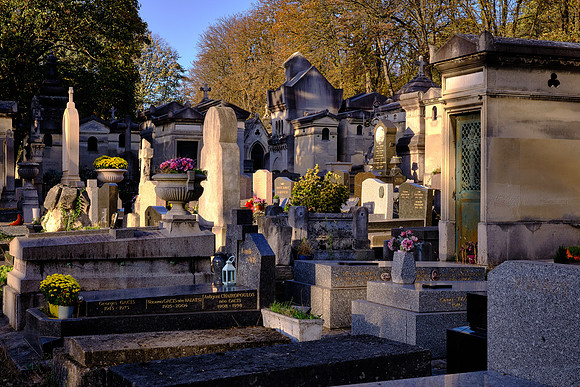 The Père Lachaise was the first garden cemetery and the first municipal cemetery in Paris.  It is also the site of three World War I memorials.