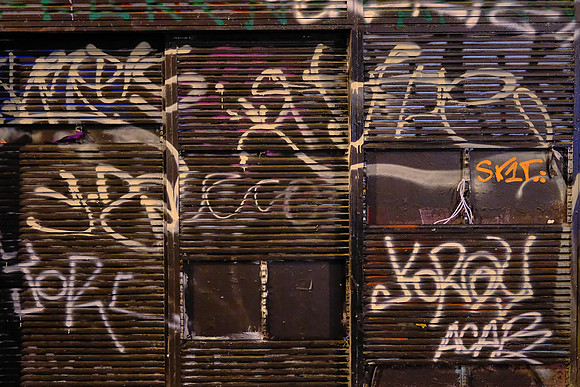 Local art along the back streets of Paris by the Canal Saint-Martin