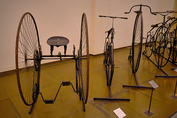 Vintage bicycles in the Musée des Arts et Métiers