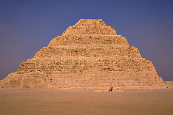 This stepped Pyramid of Djoser is the oldest pyramid and stone building complex in the world.  It was built during the Third Dynasty (2686 to 2613 BC).
