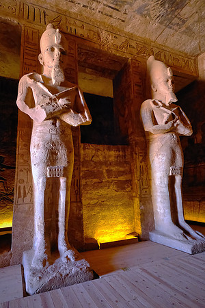 The twin temples were originally carved out of the mountainside in the 13th century BC, during the reign of the Pharaoh Ramses II.