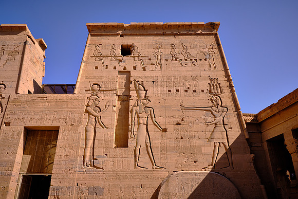 The Philae Temple was dedicated to Isis who was worshipped for reviving her husband Osiris after his brother Seth murdered him.
