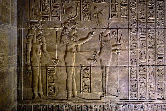 The columns are well-preserved, and bas-reliefs in the Temple of Hathor have kept much of their original beauty.